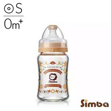小獅王辛巴 蘿蔓晶鑽玻璃奶瓶 (240ml/120ml/270ml) 標準/寬口徑 寶寶奶瓶, 1個, 蘿蔓晶鑽寬口玻璃小奶瓶（180ml）咖啡, 咖啡, 180ml