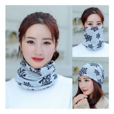 여성 두건 넥워머 목토시 모자 비니 겸용 머리두건 hhj+7245Jw, 레드