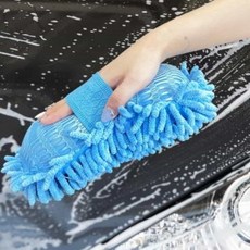 구석구석 부드러운 NO기스 극세사 세차미트 장갑 타월 추천 걸레, 1개