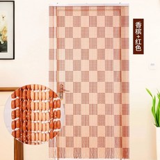 중국집발 문발 구슬 현관 1x2m 그레이브라운 100개 커튼 가리개 레트로 1. 발, B. 샴페인 레드