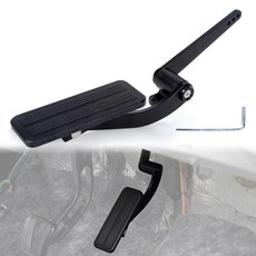 알루미늄 블랙 가스 페달 스로틀 페달 어셈블리 쉐보레 GM 모파 스트리트 랫 로드용 범용