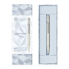 까렌다쉬 849 알파인프로스트 메탈볼펜 [2025 크리스마스 에디션], 블루, 1개