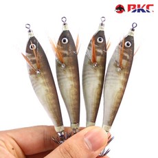 백경 리얼 볼록아이 에기 SG-528 수평 야광 틴셀 쭈꾸미 갑오징어 에기, 4개, 5.5g, #6 aj