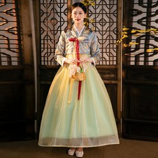 피로연 한복 드레스 생활 웨딩 개량 돌잔치 치마 세트 혼례복 옛날