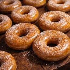 파파 수제도넛 전문 간식용 선물용 단체용 생산 오리지날 눈꽃 글레이즈드 도넛 12개 1박스, 오리지날 도넛(12개), 840g, 1개