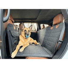 대형견 카시트 차량 가죽보호 쿠션 자동차 매트 애견 블랙 A. 검정색 하드 플레이트, D. 블랙 싱글 지퍼