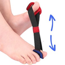 바디숨 엄지발가락 운동 스트래칭 밴드, 2개