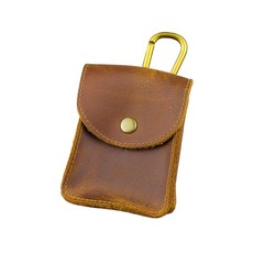 復古皮革打火機保護套 手工製作 方便攜帶 個性時尚配件