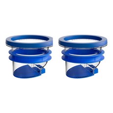 견고한 ABS 변기 플랜지 씰 실리콘 보강 범용 욕실 부속품, 2 packs