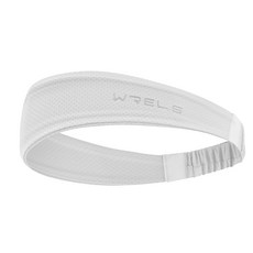 WRELS 초경량 아이스실크 스포츠 헤드밴드 3중 흡한속건 냉감 쿨링 미끄럼방지 남녀공용 등산 캠핑 여름용, 1개, 연한 회색