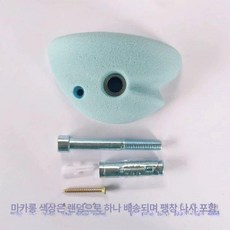 클라이밍홀드 실내 암벽등반 클라이밍 손가락 훈련, 마카롱색 락포인트 랜덤 1개 (확장포함)