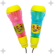 어린이 노래방 조명 마이크 파티 공연 무대 음향 장치 놀이 완구 선물용 가정, 1개, 상세페이지 참조