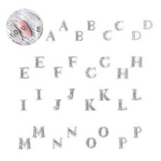 BZ6K8KMK_56 영문 이니셜 파츠 이니셜네일 실버, 02.알파벳(실버)-07 G