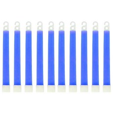 밝은 형광 스틱 키트 군사 글 라이트 기어 야외 장비 캠핑, 색상: 5. 10pcs Blue