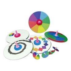 빛의합성 3원색 CD팽이만들기 5인키트 학교기관 사이언스 과학실습 초등과학놀이 잔상, 1세트