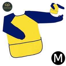 [픽커] 모래놀이옷 모래놀이가운 초등방수미술가운 아트 옐로우블루 미술가운 M