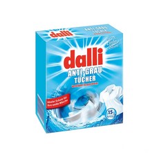 【易油網】DALLI 洗衣吸色紙 加強版/淺白色衣服用/深色衣服, 1個, 淺白色衣服用 #21142