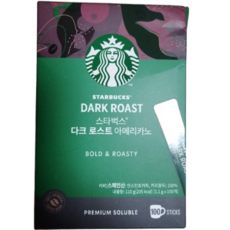 스타벅스 다크 로스트 아메리카노 원두커피믹스 1.1g, 10개입, 3개