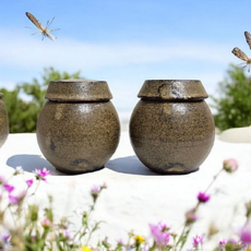 예조 꼬마옹기 5호2개세트 도자기 소금통 소금단지 옹기도자기 이천도자기 옹기항아리 미니항아리 테라리움키트 미니도자기 현관소금단지 소금단지항아리 미니옹기 정원꾸미기 한국전통선물, 1개