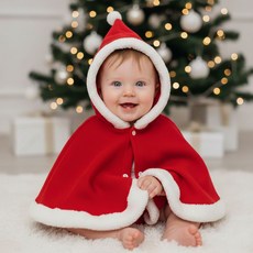 굿든 아기 산타 망토