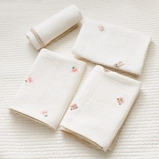 [맘스네이처] 순면 요루 거즈 담요 블랭킷 여름이불 어린이집 낮잠이불 아기요, 멜로거즈_베니