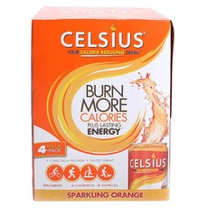 celsius 持久能量飲, 閃閃發光的橙色, 4件