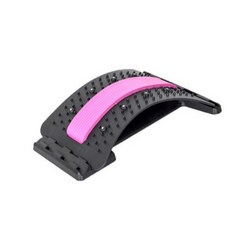 背部伸展器拉背器 腰椎伸展器 腰痠拉筋板 腰部按摩拉腰拉筋板, 10磁石+98按摩點-粉色, 粉色