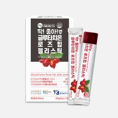 딱좋아 글루타치온 로즈힙 젤리스틱, 15개, 20g