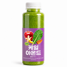 쥬스어트 케일아몬드 주스 클렌즈 스무디, 300ml, 20개