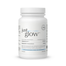 저스트글로우 비타민 K2+D3 MK7 120mcg + 1000IU 베지캡슐, 1개, 180정