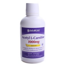 MRM 乙酰L-肉鹼1000mg檸檬水, 480ml, 1瓶