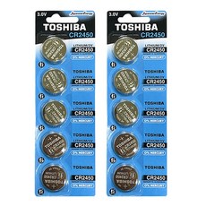 도시바 리튬 건전지 CR2450, 1개입, 10개