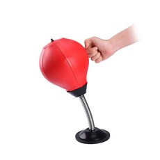스트레스 데스크탑 펀치볼, 블랙+레드, 1개