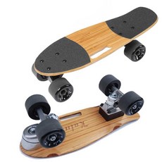 전동 스케이트보드 롱보드 조립 4륜 뱀부 미니 출퇴근, 1개, 45cm