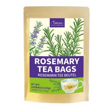 TeeLux 밀크 씨슬 티백 천연 밀크 씨슬 씨드 티 순하고 부드러운 맛 카페인 프리 100개, Rosemary
