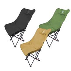 好的家居 免安裝高背月亮椅 月亮椅 戶外椅 躺椅 休閒椅 導演椅 摺疊躺椅 露營椅 沙灘椅 戶外躺椅, 1個, 四檔調節,, 卡其