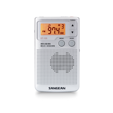 SANGEAN 山進 數位式口袋型收音機 DT-125, 白色