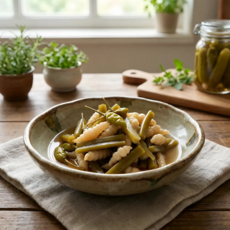 직접만든 궁초산 장아찌 궁채 초석잠 산고추 3종의만남 별미 맛있는 반찬, 1kg, 1개