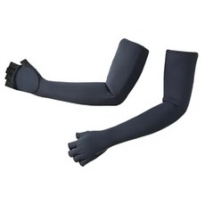 SHIMANO 黑色防曬袖套 UPF50, 1個