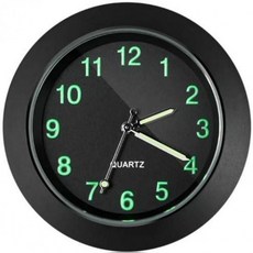 자동차 클립형 시계 차량용 명차 시각 차량시계 미니 자동차 게이지 환기구 시계+글로벌커머스랩벌Shop, 실버 BL06579