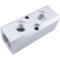 YKJTEWYTF 14 12 공기 분배기 멀티파이프 배기 공압 션트 매니폴드 블록 직선 멀티 파이프 피팅2세트, 6-set, A type