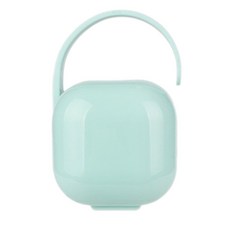 奶嘴收納盒 防塵奶嘴盒 安撫奶嘴收納盒, 1個, 馬卡龍色奶嘴盒-綠, 馬卡龍色奶嘴盒-綠