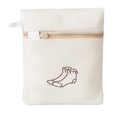 多層加厚洗衣袋 髒衣袋 洗衣網 洗內衣袋 旅行收納袋 衣物袋, 米色, 1個