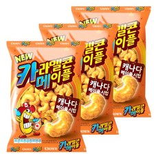 CROWN 皇冠 焦糖玉米餅乾 楓糖口味, 154g, 3包