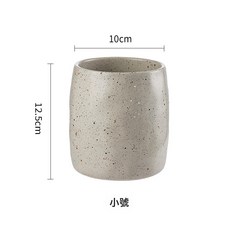 芝麻釉陶瓷收納罐家用廚具餐具收納筒筷子筒收納盒儲物罐, 1個, 芝麻釉收納罐 小號