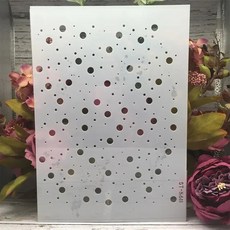 DIY 필기구 벽 창 레이어링 스텐실 페인팅 스크랩북 색칠 엠보싱 앨범 장식 템플릿 A4 29cm, [05] E, 1개