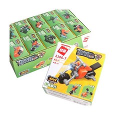 전투 계몽 조립블럭 3in1 변신 블록