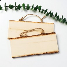 키득키득 통나무걸이 직사각 중 25cm