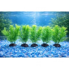 어항 인조수초 12cm 5p 수족관 꾸미기 인공수초, 단품
