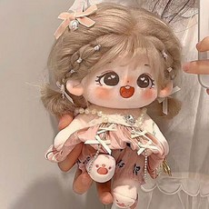20cm 인형 드레스 솜인형 선물 솜인형옷 피규어 키트 드레스업 솜깅이 봉제 아이돌, 20cm 스켈리턴 없음, 물고기자리+DIY도구+출생증명서